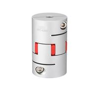 BKGWCSOR Flexible Plum clamp Coupler D25 L30 Shaft Size CNC Jaw Shaft Coupling 8/10/12/14/16mm Cheerfully (Size : 8x10)