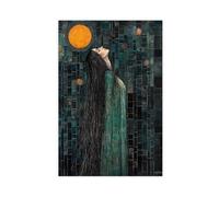 BKHJSASU Stampa artistica da parete con stampa celtica della dea Danu, decorazione artistica da parete per soggiorno e camera da letto, 40 x 60 cm