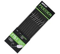 BKK Feeder Torneo Pesca Snelled Forte Filo Barbless Hook Rig BAYONET FTB-1