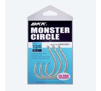 BKK Monster Circle Hooks taglia 5/0 - 16/0 ami esche naturali ganci marini ac...