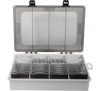 BKK OCD Tackle Storage System - Starter Kit (include 1 OCD Tackle Box, 20 scatole per accessori medie e 8 piccole scatole per accessori)