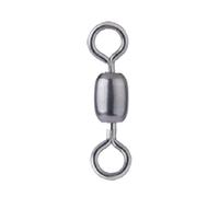 BKK Pesci predatori per montaggi per pesca spinning e pesca in mare, Crane Swivel-62, acciaio inox, nero, dimensioni/portatile/contenuto della confezione: misura 8/36 kg/10 pezzi