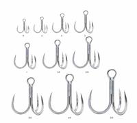 BKK RAPTOR-Z UA Treble Hooks - triple mis. da 8 a 5/0 ganci per trivellazioni...