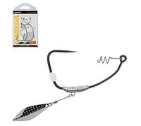 BKK Titandiver - Gancio in plastica morbida | Confezione da 2 | 2X | Punta a gancio | Rivestimento super scorrevole | Piombo fisso | Lama di avanzamento rimovibile | Molla di bloccaggio | Pesca senza