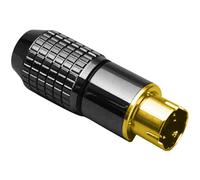BKL ELECTRONIC Mini DIN maschio, Dritto 0204020 Numero di poli (Num): 6 Nero 1 pc(i)