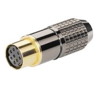 BKL ELECTRONIC 0204118 CONNETTORE MINI-DIN PRESA DRITTA NUMERO POLI NUM 8 NERO 1