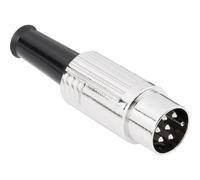 BKL Electronic 0208026 Connettore circolare DIN Spina dritta Numero Poli (num):