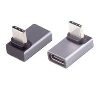 BKL Electronic 10080136 Adattatore USB-C ®, 4.0, angolo di 90° superiore/inferi