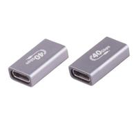 BKL Electronic 10080137 Connettore USB-C ®, 4.0, 40Gbps, metallo, Pro Contenu