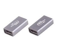 BKL Electronic 10080137 Connettore USB-C ®, 4.0, 40Gbps, metallo, Pro Contenu