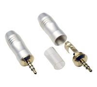BKL Electronic 1103092 Jack 3.5 mm Spina dritta Numero Poli (num): 4 Stereo Oro