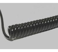BKL ELECTRONIC 1506305 Cavo a Spirale Li12YD11Y 1200 mm/ 4800 mm,4 x 0,50 mm²,nero1 pz