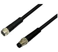 BKL Electronic 2700005 - Cavo di collegamento per sensore/attuatore M8, dritto, 10 m, numero di poli: 4 1 pz.