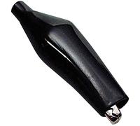 BKL Electronic 72403 072403 - Morsetto a coccodrillo, colore: nero, portata massima 9 mm, lunghezza: 28 mm
