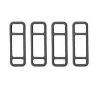 Bkljkf 20 Pezzi Cinturino in Silicone per Bicicletta, Anelli in Elasticizzata, Supporto per Torcia elettrica, Cinturino in Silicone per Bicicletta per fanale Posteriore e Luce per Bici da Corsa