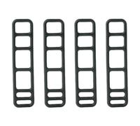 Bkljkf 20 Pezzi Cinturino in Silicone per Bicicletta, Anelli in Elasticizzata, Supporto per Torcia elettrica, Cinturino in Silicone per Bicicletta per fanale Posteriore e Luce per Bici da Corsa