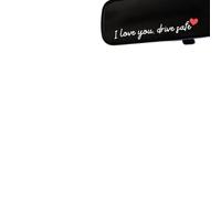 Bkljkf Adesivi per specchietto retrovisore, 3 pezzi, impermeabili per specchietto retrovisore, adesivi per auto, per interni, laptop, percorso giornaliero, viaggio su strada e viaggi