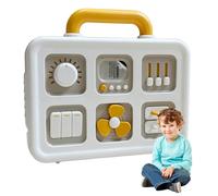 Bkljkf Autorità di attività per Bambini, Sensory Boards - Giocattoli sensoriali occupati - Pedagogia da Viaggio Motor Skills Toys Board per Bambini di età Compresa tra 12 Mesi