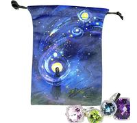 Bkljkf Borsellino Per Carte Tarocchi - Portamazzi Velvet Per Carte Divinatorie - Custodia Stile Gotico per Apprendere Divinazione Gioielli Halloween Trucco Principianti Bambini Gioco