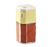 Bkljkf Bottiglia per il controllo del sale, dispenser di sale - bottiglia per spezie, barattoli ricaricabili e contenitori, contenitore per sale pressato | Organizer per spezie rimovibile e preciso