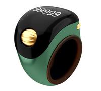 Bkljkf Contatore ad anello, contatore delle dita - Contatore clicker con le dita a 5 cifre con display digitale elettronico - Strumento di conteggio manuale, perle di preghiera Strumento di conteggio