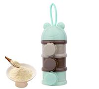Bkljkf Dispenser per formule per bambini, contenitore per formule per bambini, 3 strati, contenitore per formule, contenitore per alimenti per bambini, contenitore per latte in polvere per attività