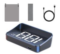 Bkljkf Display HUD Per Parabrezza Auto - GPS HUD Display per Parabrezza Auto | Velocimetro Portatile Regolabile Indicatore Per Manubri Moto