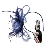 Bkljkf Fascinator a Fascia per Donna - Fermaglio Fascinator,Capelli Mini Cappello Copricapo Rete per Feste Matrimonio Ragazze Donna Casa Esterno Eventi Sociali