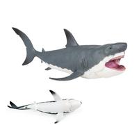 Bkljkf Figura di squalo - Figura acquatica, giocattolo educativo per la creatività, accessorio decorativo per la casa per soggiorno, decorazione per compleanni dei bambini