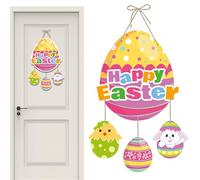 Bkljkf Ghirlanda per porta, graziosa decorazione in legno - decorazione per gioielli | Per esterni balcone parete interno casa decorazione per feste di famiglia e incontri con gli amici