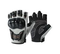 Bkljkf Guanti senza dita - Guanti da ciclismo | Attrezzature per moto imbottite traspiranti per la guida all'aperto giardinaggio escursionismo arrampicata allenamento