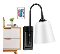 Bkljkf Lampada da parete alimentata a batterie,Lampada LED 16 colori,Lampada a LED da parete per camera da | per camera da, ufficio, appartamento, hotel, ristorante, bar, fattoria, festa