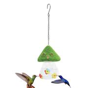 Bkljkf Mangiatoia Colibrì per esterni - A forma di fungo - Mangiatoia per colibrì sospesa | Contenitore per mangimi a stagna e facile da pulire come decorazione per porta, terrazza e