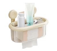 Bkljkf Portascatola a Parete | Organizzatore per Tovaglioli con Ventose | Portacarta Asciugamani a Parete,Per Casa Ufficio Bagno Soggiorno Camera Da Garage Officina Cucina