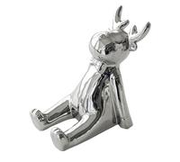 Bkljkf Supporto per cellulare per scrivania, statuetta di animali in ceramica, supporto elettronico per casa, biblioteca, camera degli studenti e caffetteria, design