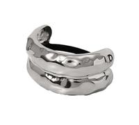 Bkljkf Supporto per coda di cavallo, elastico decorativo, per capelli, elastico, unico supporto per coda di cavallo, comoda fascia per capelli in metallo per il movimento quotidiano, per la cena