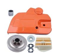 BKRZRN Coperchio Frizione Freno Motosega e Tamburo Frizione 7T da 325" Adatto for 445 450 con Filtro Aria, ingranaggio a Vite Senza fine, Cuscinetto ad Aghi, Guarnizione