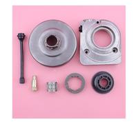 BKRZRN Kit Corona pignone Frizione 3/8"-7T Adatto for 394 395 394XP 395XP con Pompa Olio, Filtro Olio turbina, Tubo Olio, Pezzo di Ricambio for Motosega