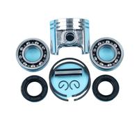 BKRZRN Kit di Cuscinetti, guarnizioni for pistone, Perno, Anelli Elastici, pistone da 37 mm, for Motosega MS170, 017, MS 170, Pezzi di Ricambio.