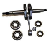 BKRZRN Kit di Montaggio guarnizioni Biella Albero Motore, Cuscinetti, paraoli Adatto for Sega da Taglio for Cemento TS420 TS410(Kits A)