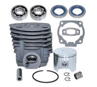 BKRZRN Kit Guarnizione Cilindro pistone da 46 mm Adatto for Motosega 55 51 503609172 W paraolio Perno Cuscinetto Parte Utensili da Giardino