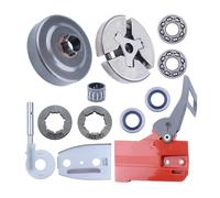 BKRZRN Kit Pompa Olio, Coperchio Laterale Tamburo Frizione, Maniglia Freno Catena, Adatto for Motosega Rancher 50, 51, 55 con Cuscinetti, paraoli, Piastra Barra