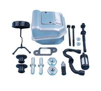 BKRZRN Kit silenziatore Adatto for 018 MS180 017 MS170 MS 180 170 MS180C MS170C Barra for Motosega Dado Prigioniero Filtro Olio Linea