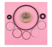 BKRZRN Puleggia dell'albero a camme, ingranaggio, Cinghia di distribuzione, 39 mm, Anelli del pistone, Set di guarnizioni dell'olio, Adatto for Tosaerba GX35, Parte del Motore di Piccole Dimensioni.