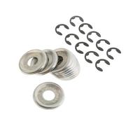 BKRZRN Rondella del Cuscinetto ad Aghi del Tamburo della Frizione, Clip a E Adatta for Motosega MS170 MS180 MS250 MS240 MS260 MS290 MS440 MS460 MS660(10 Sets Kit)