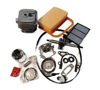 BKRZRN TS420 Ricostruzione Completa Include Filtro Aria, Cilindro, Cinghia, Molla di riavvolgimento, Guarnizione, Adatto for troncatrice