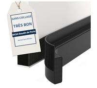 BKSAI Paraspifferi per porte e finestre, 90 cm, guarnizione inferiore della porta della porta, 5 cm, paravento, isolamento contro il freddo, isolamento acustico