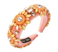 BKSYOFU - Fasce per capelli personalizzate e resistenti, in cristallo intarsiato con diamanti, fasce per capelli barocchi vintage