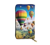 BKTRAVERPT Elegante portafoglio lungo con cerniera, portamonete in pelle, organizer per carte di credito, da donna, con stampa 3D, per donne e uomini, Motivo stampato in 3D, Taglia unica, Casual