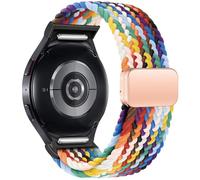 BKUANE No Gaps Fascia intrecciata per Samsung Galaxy Watch 7 6 5 4 44mm 40mm/5 pro braccialetto magnetico per Galaxy watch6 watch4 classic 47 43 cinturino(Pride Edition,Watch 5 pro 45mm)